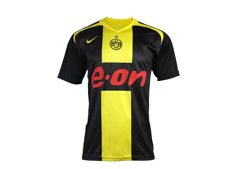 AAA Quality Dortmund 05/06 Away Black/Yellow Soccer Jersey